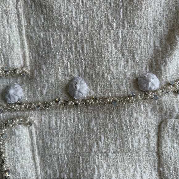 Self-Portrait White Tweed Dress - Picture 5 of 15